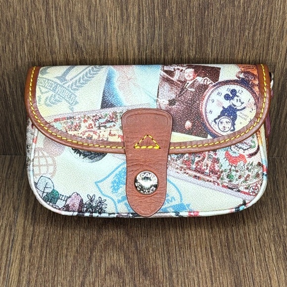 Dooney & Bourke Disney Parks Magic Kingdom Wristlet Purse Wallet - Picture 1 of 10